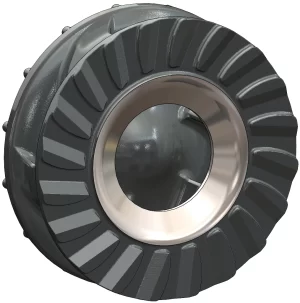 Impeller 35% Hypereutectic Chrome White Iron